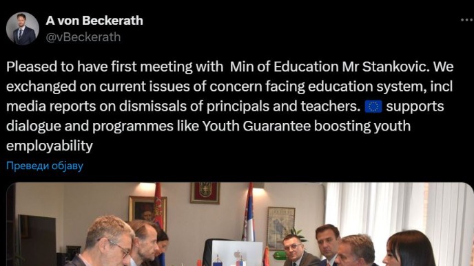 O obrazovanju sa Stankovićem